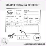 Högfrekventa ord (tre bokstäver) - bild 2