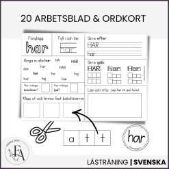 Högfrekventa ord (tre bokstäver)