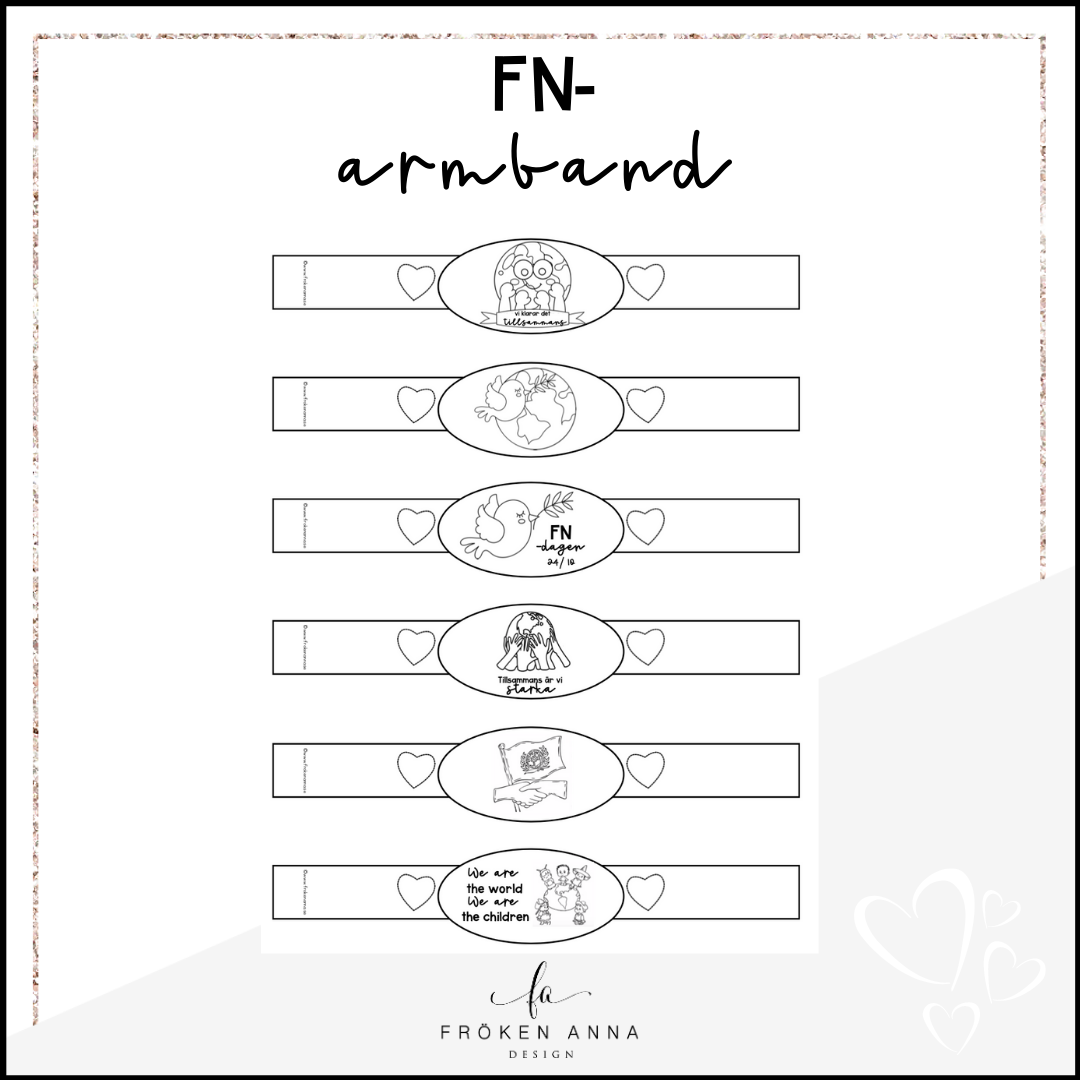 FN-armband / Barnkonventionen