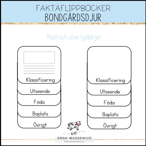 Faktaflippbok (Bondgårdsdjur)