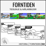 Målarbilder / Tidslinje forntiden - bild 1
