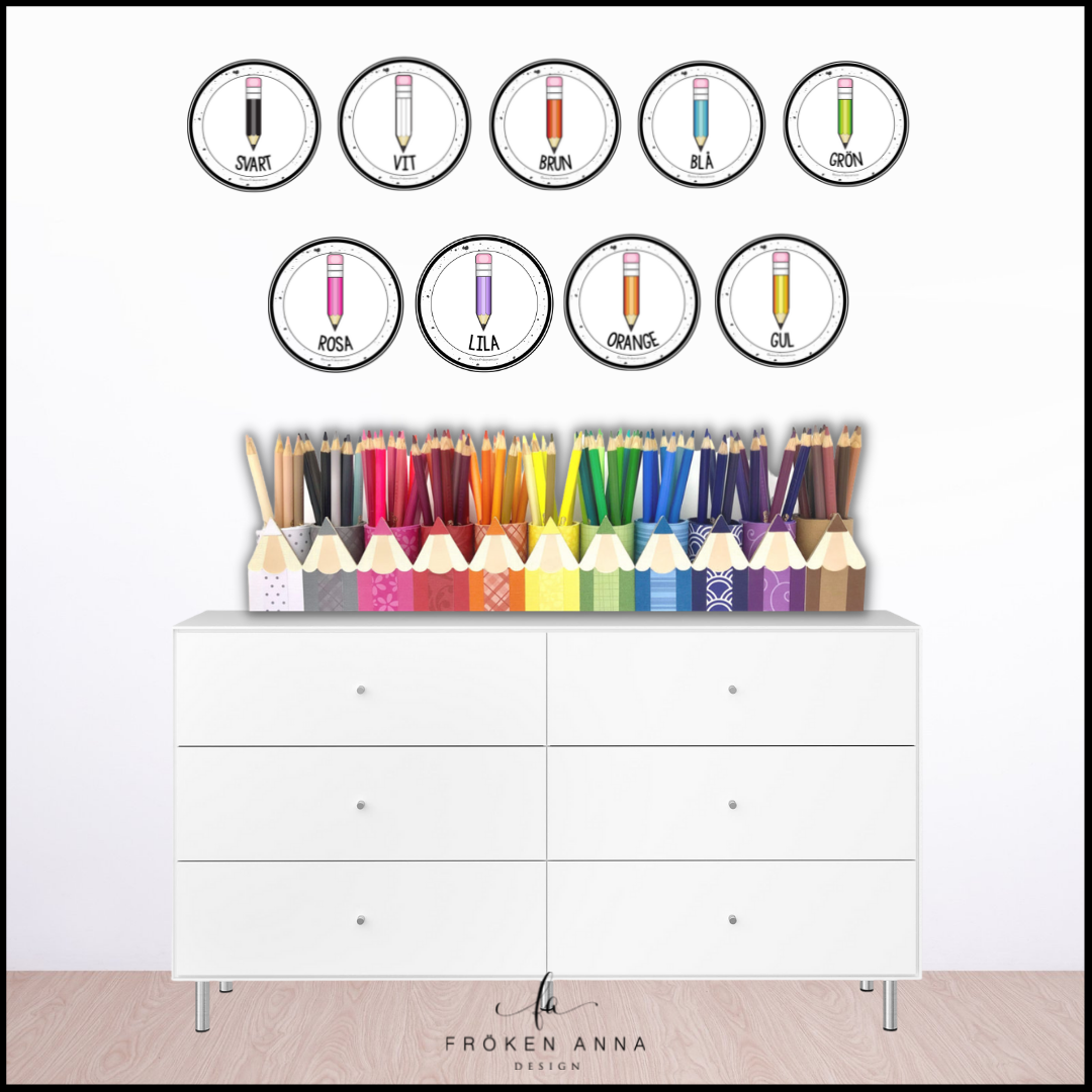 Pennskyltar / Memory på svenska & engelska