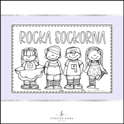 Målarbild rocka sockorna