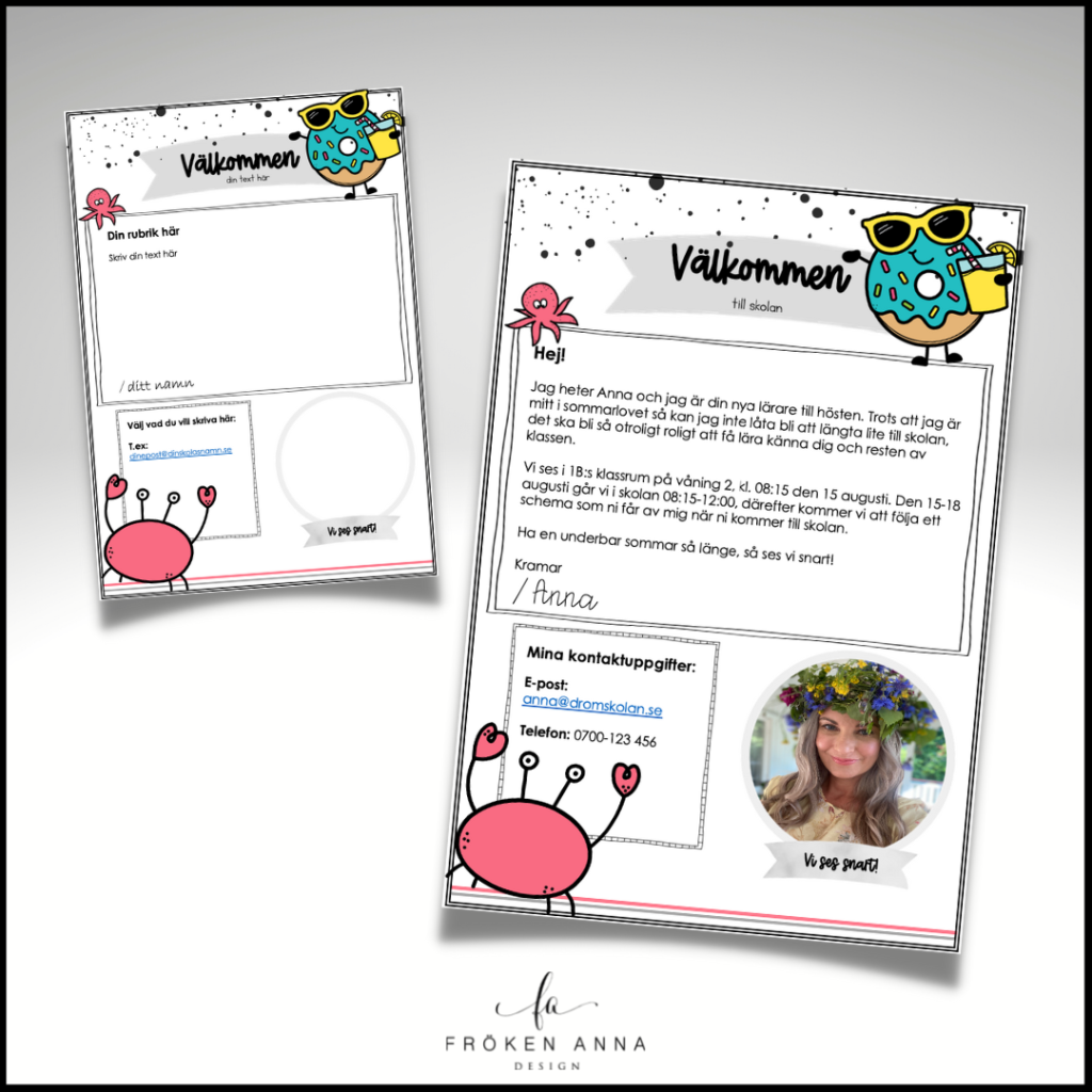 Redigerbart sommarbrev