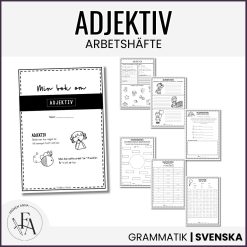 Ordklasser | Min bok om adjektiv