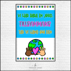 Poster: Ta hand om jorden