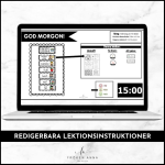 Redigerbara lektionsinstruktioner - bild 1
