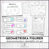 Materialpaket: geometriska figurer 3d
