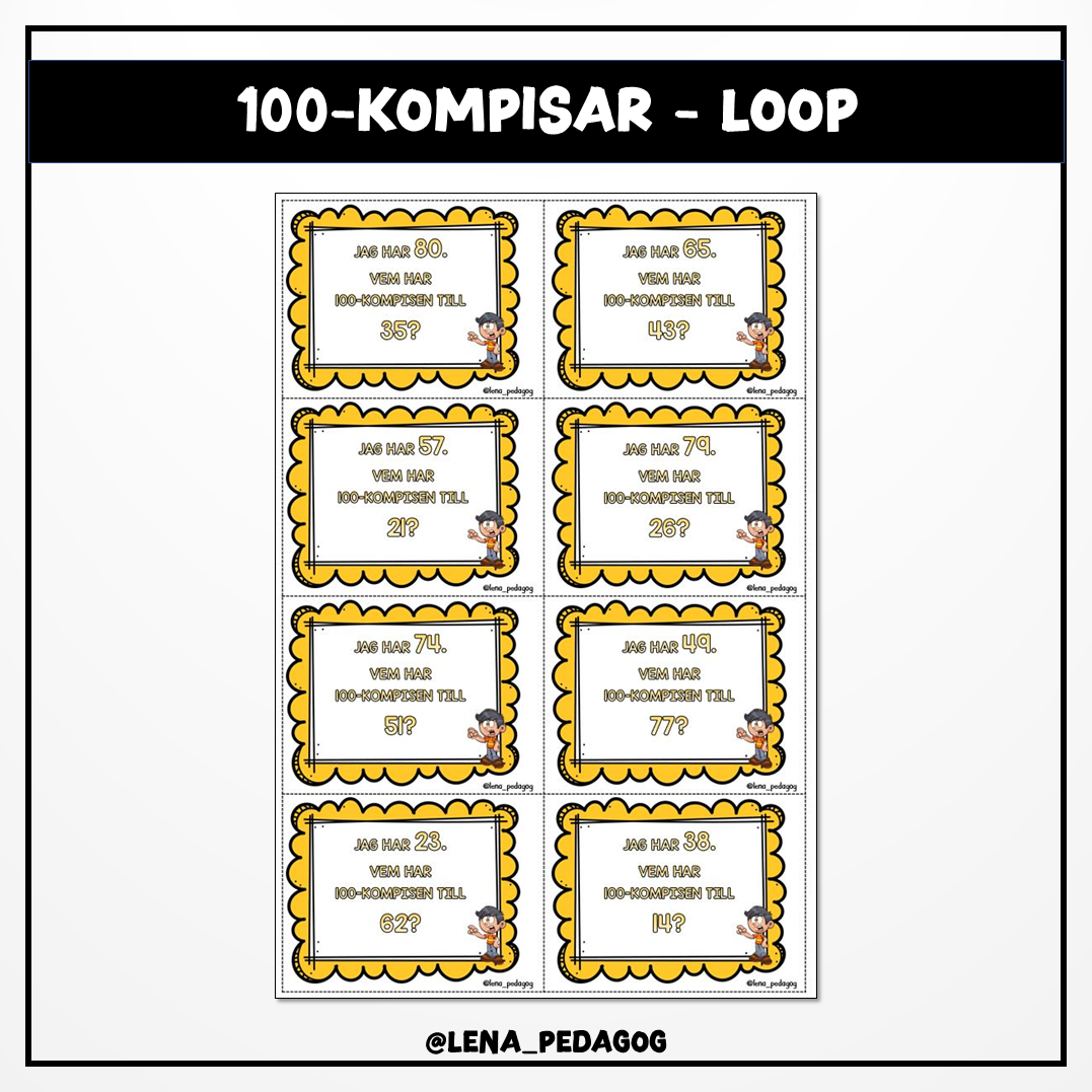 100-kompisar - loop