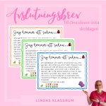 Lindas avslutningsbrev sommar - bild 1