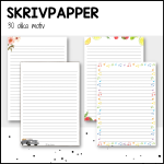 Skrivpapper – 30 olika - bild 1