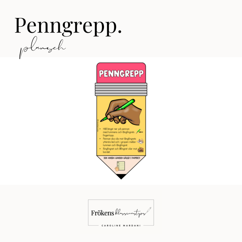 Penngrepp – plansch