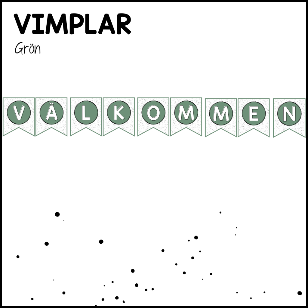 GREEN spotty: vimplar