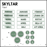 GREEN: paket med skyltar - bild 1