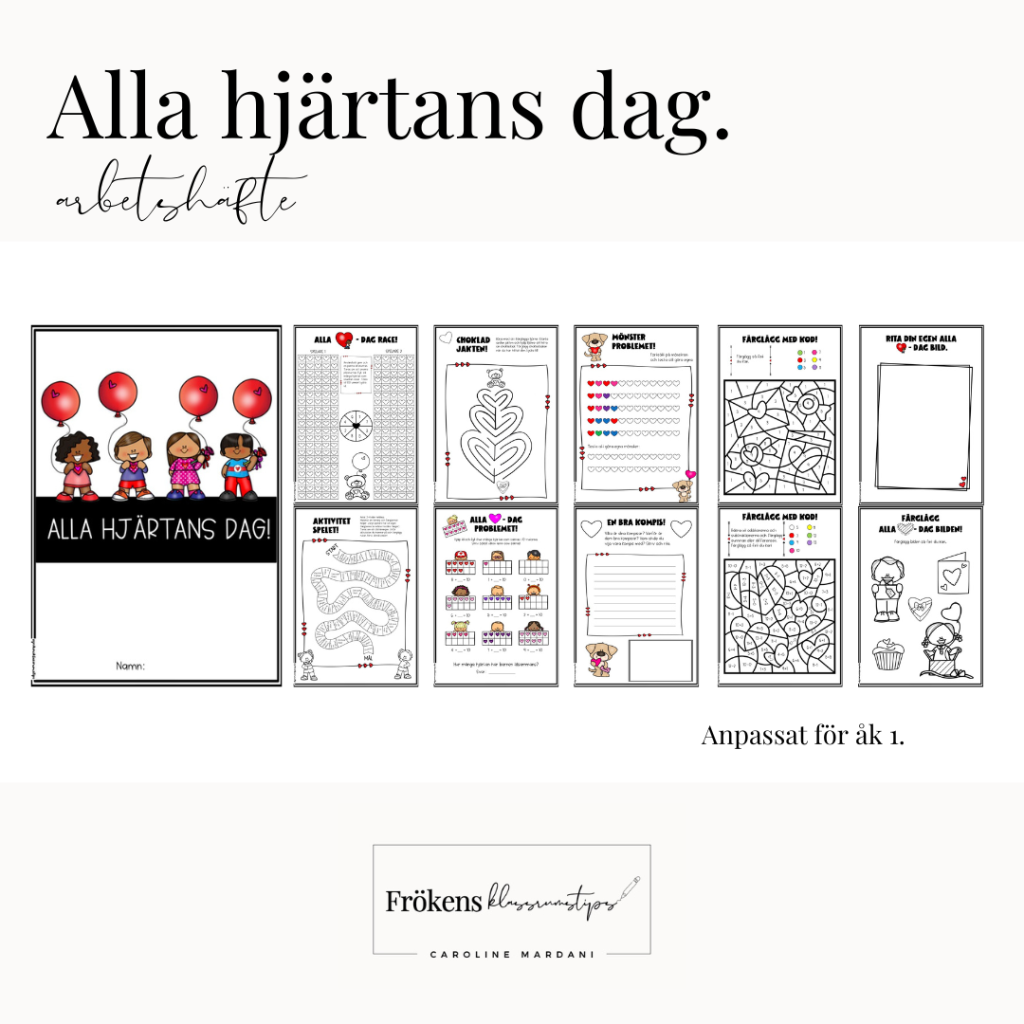 Arbetshäfte – Alla hjärtans dag