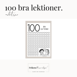 100 bra lektioner
