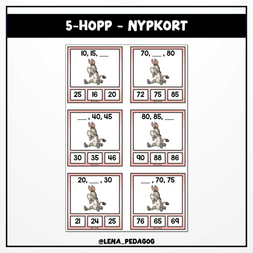 5-hopp – nypkort