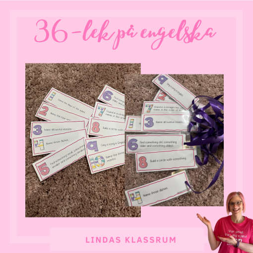 36-lek engelska