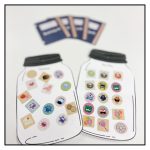 Läxburkar och bokbiljett - bild 3