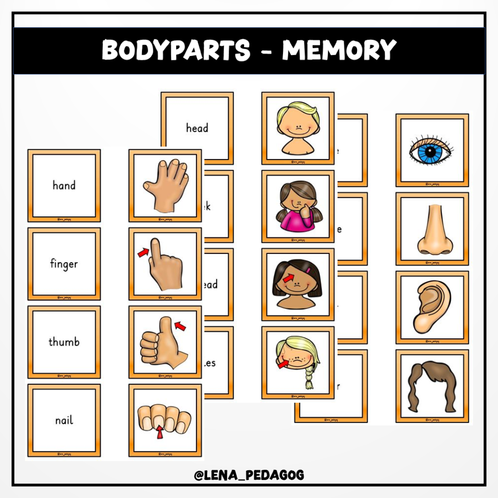 Bodyparts – memory