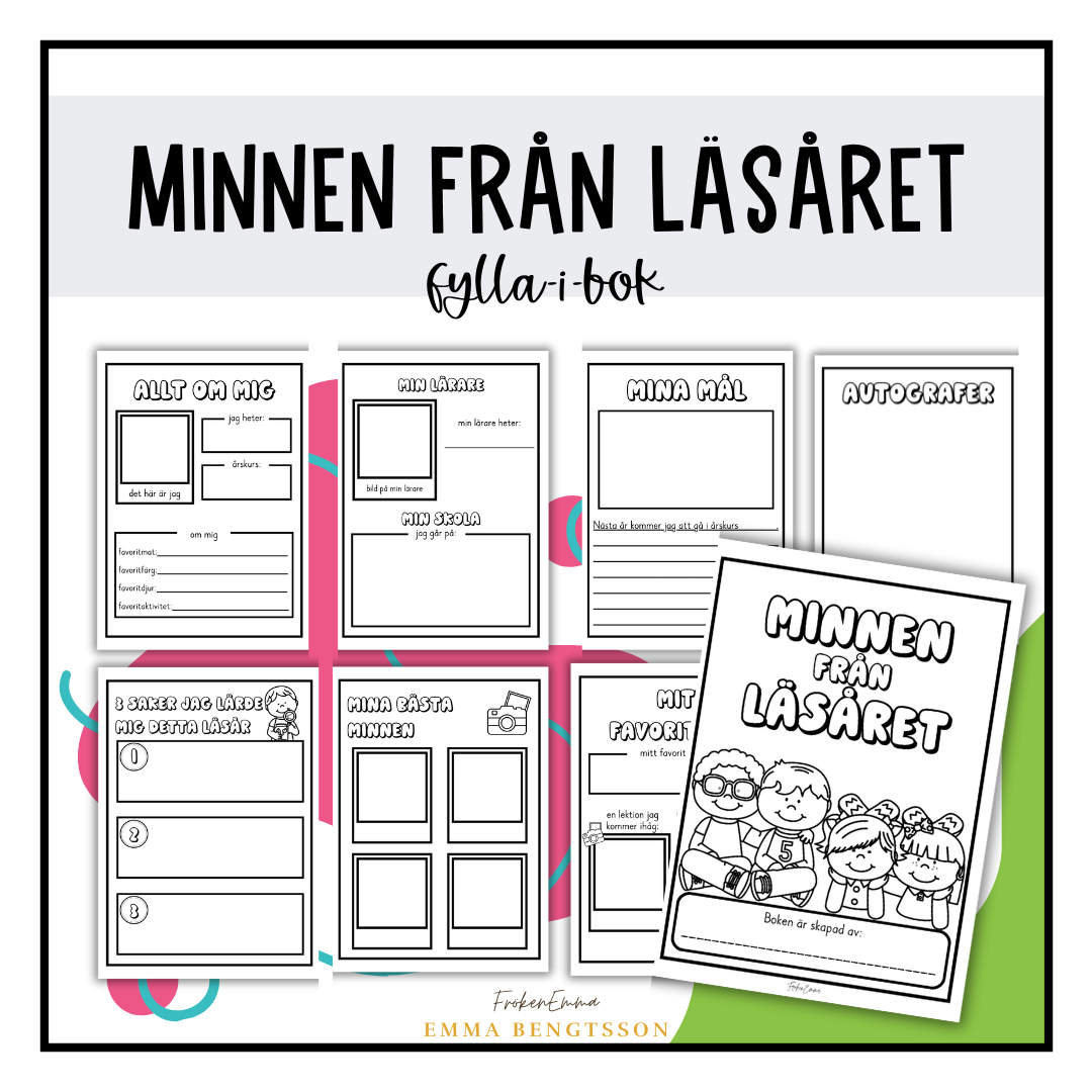 Mina minnen från läsåret