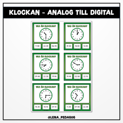 Klockan - Analog till digital