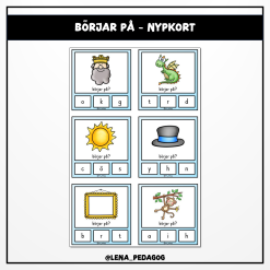 Börjar på - nypkort