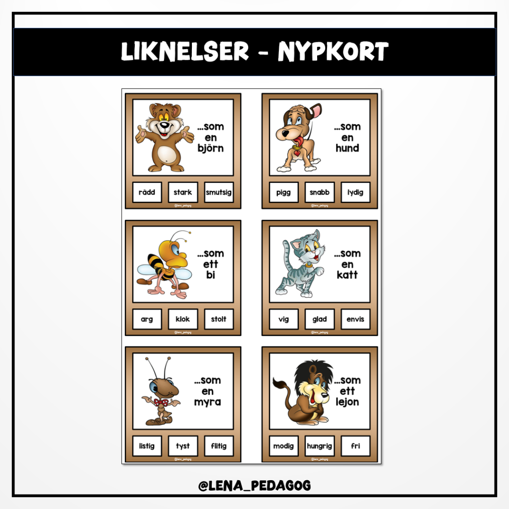 Liknelser – nypkort