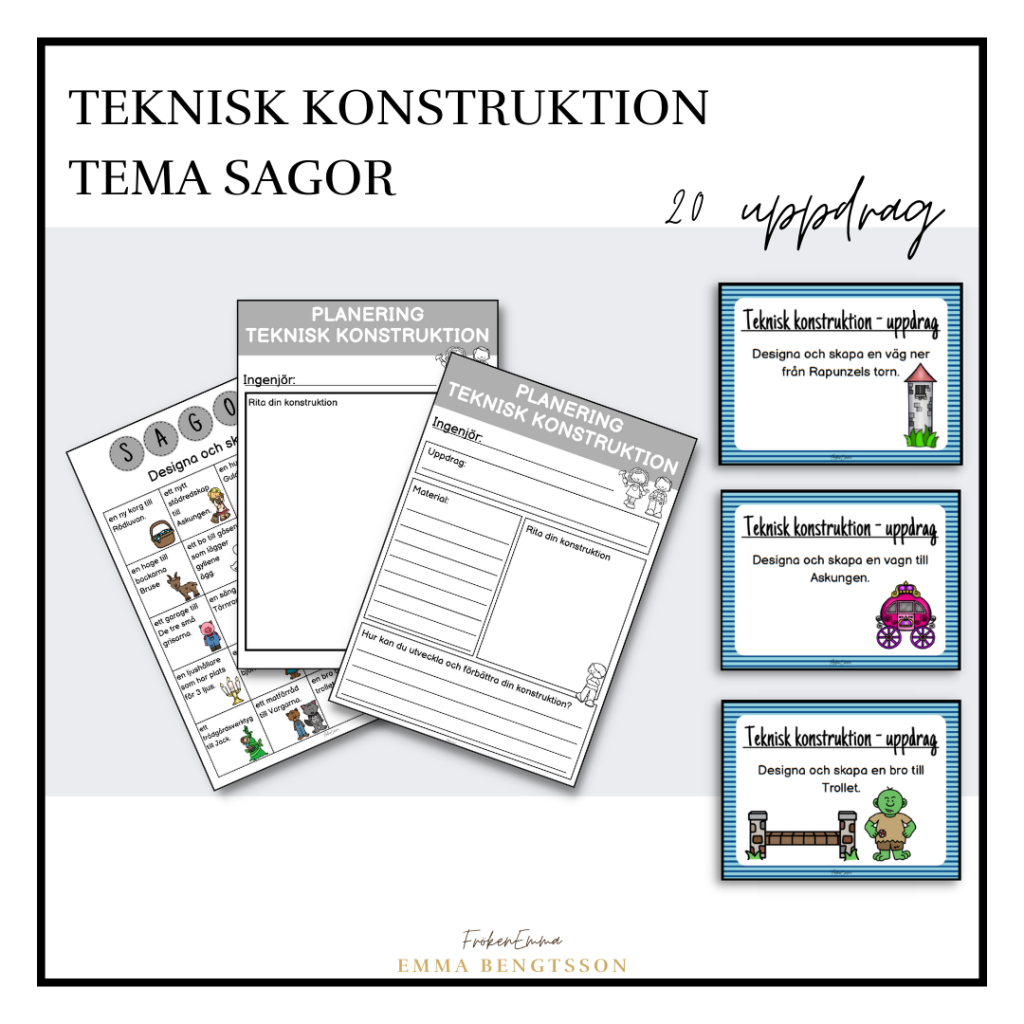 Sagor – teknisk konstruktion