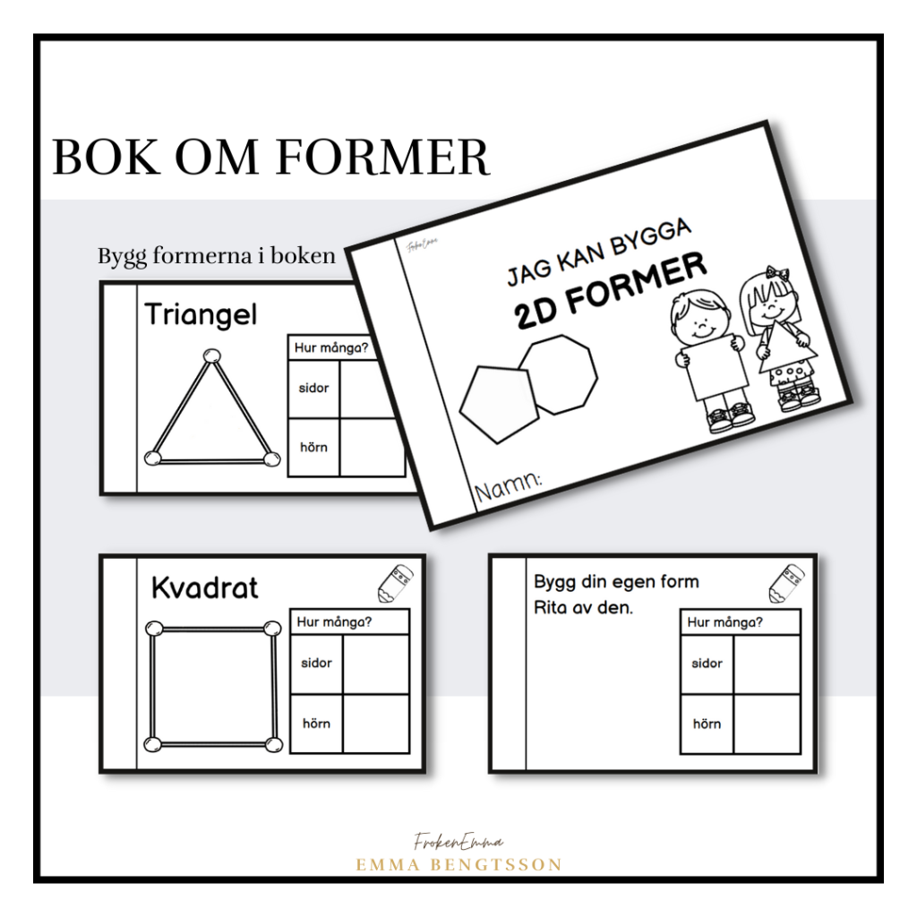 Geometriska former – bok om former