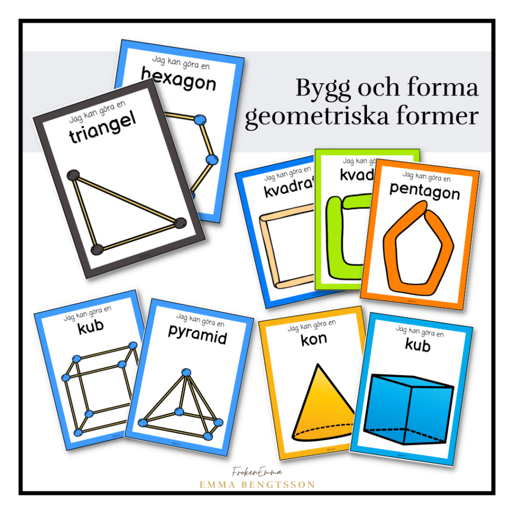 Geometriska former – bygga och forma
