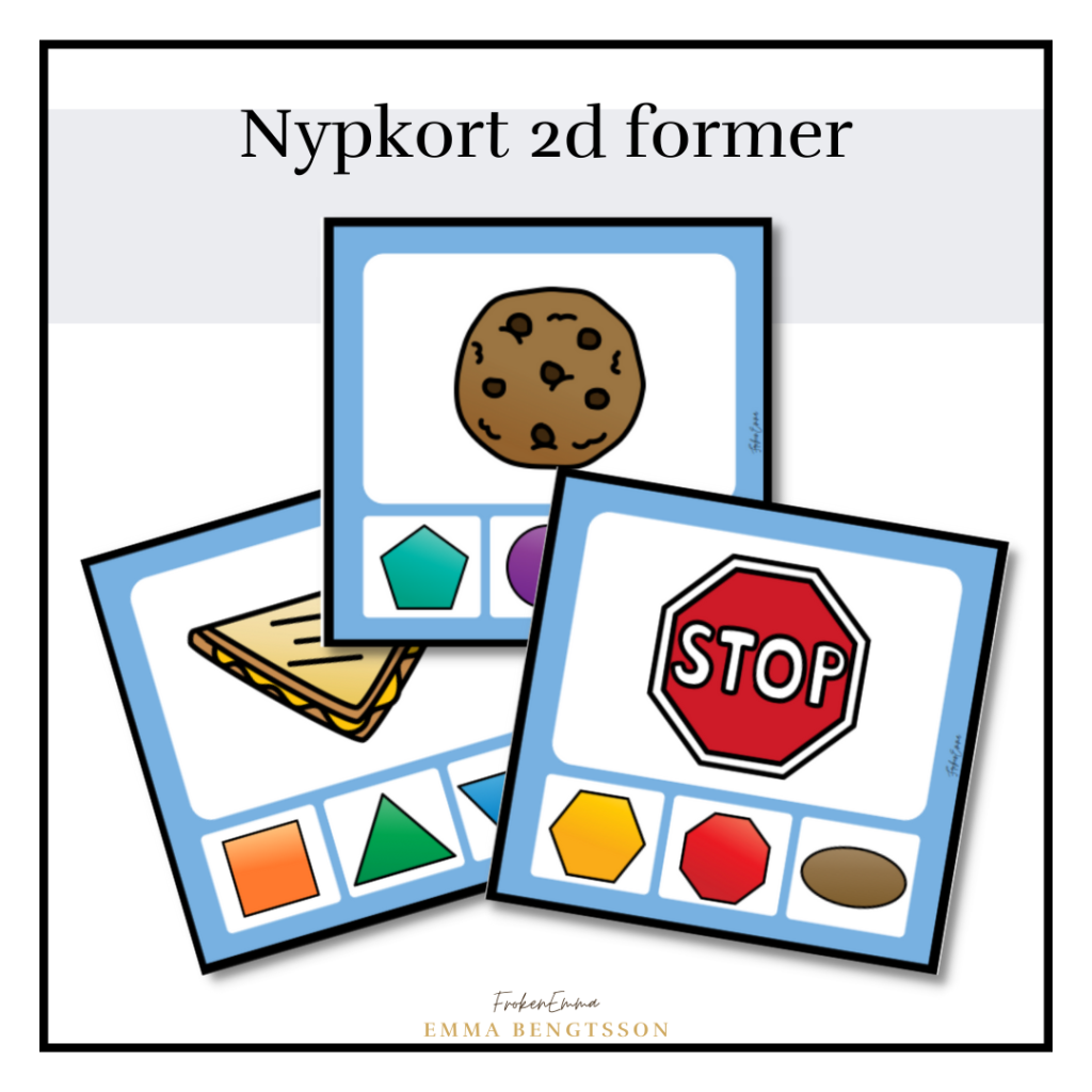 Geometriska former nypkort 2d