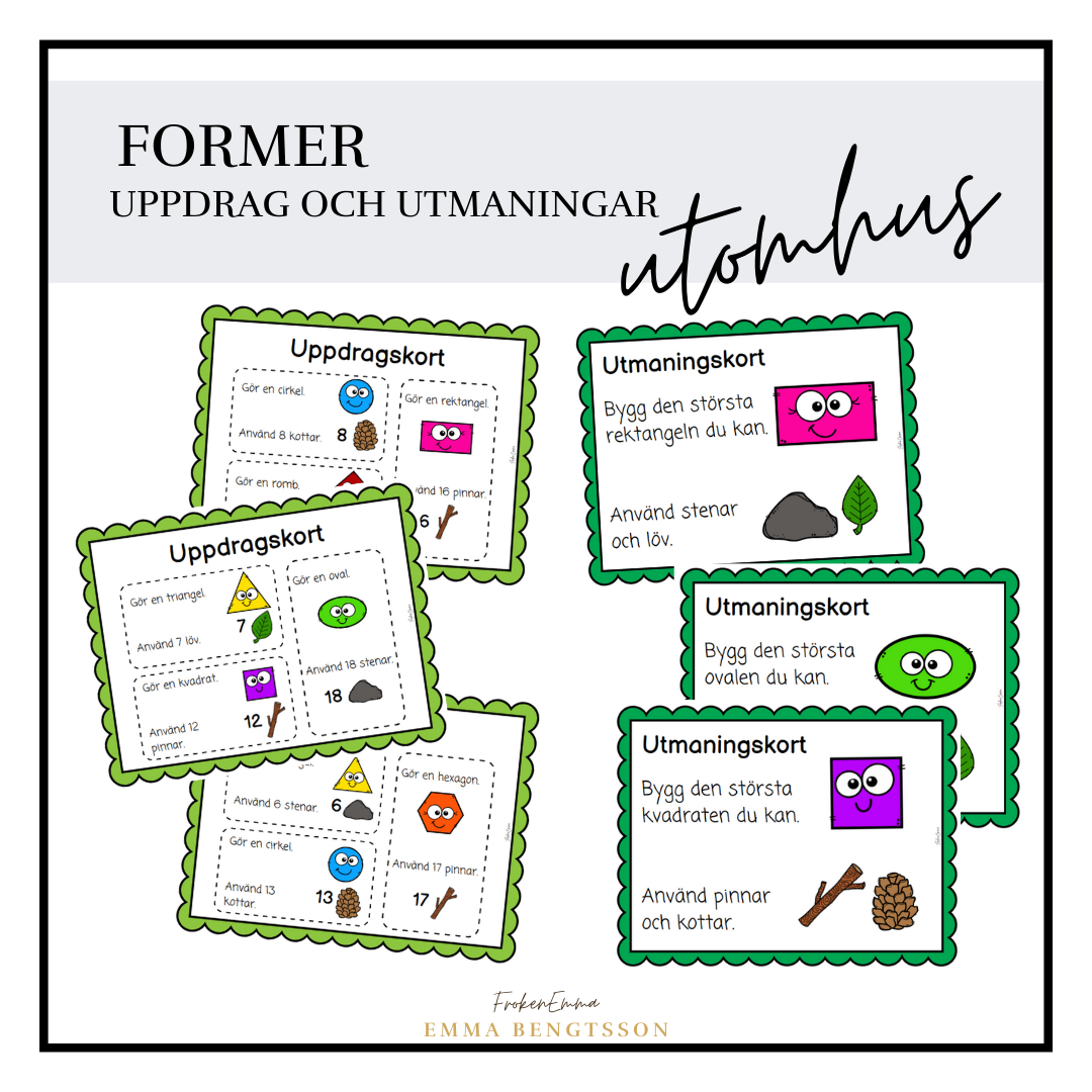 Geometriska former uteuppdrag