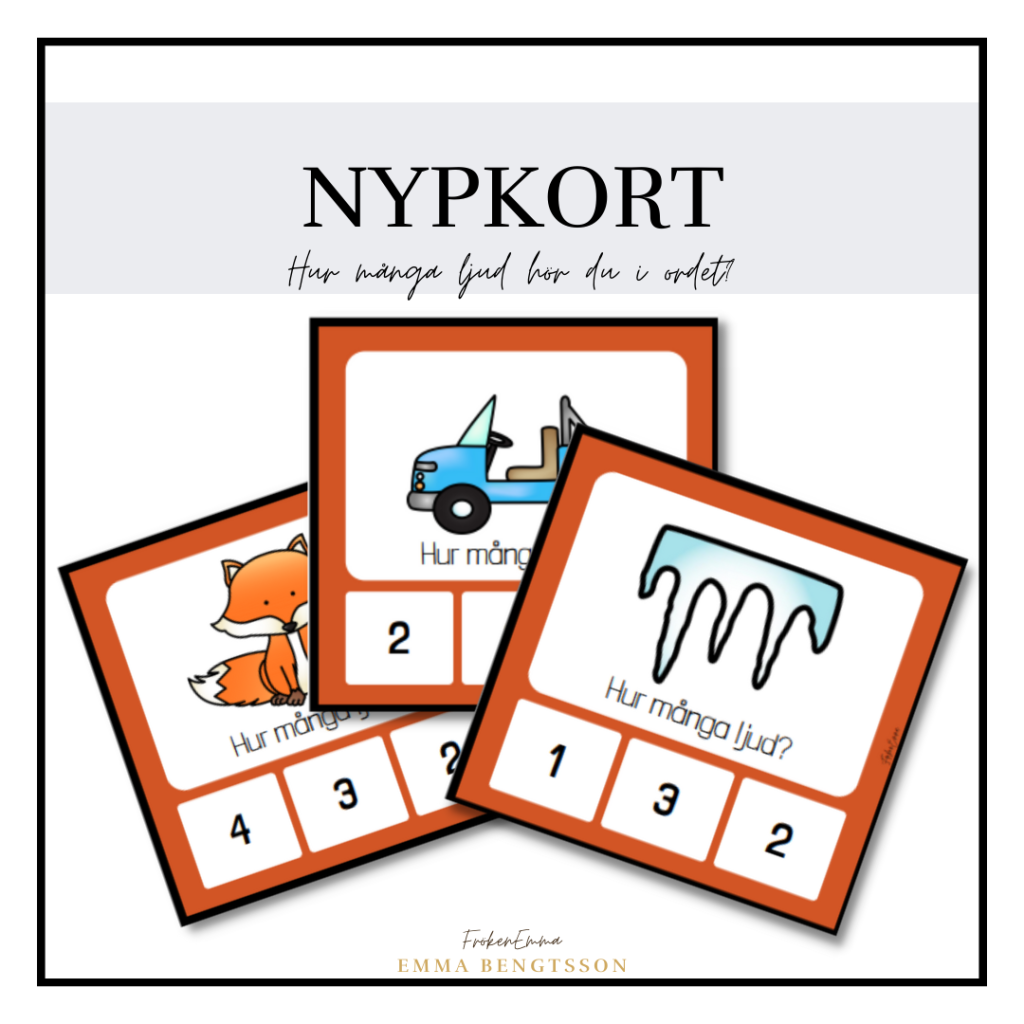 Nypkort – hur många ljud?