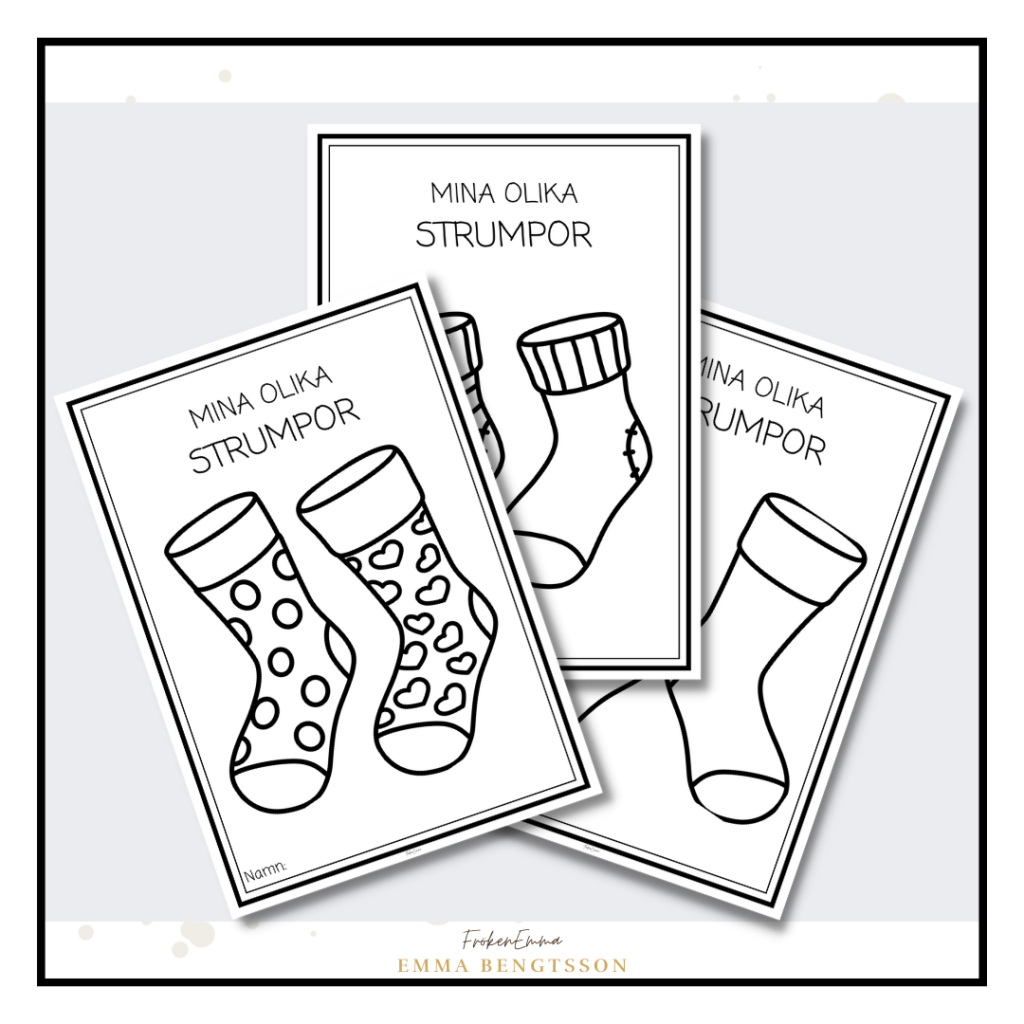Mina olika strumpor