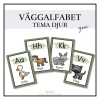Alfabet tema djur grön