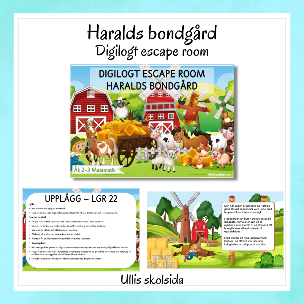 Escape room – Haralds bondgård