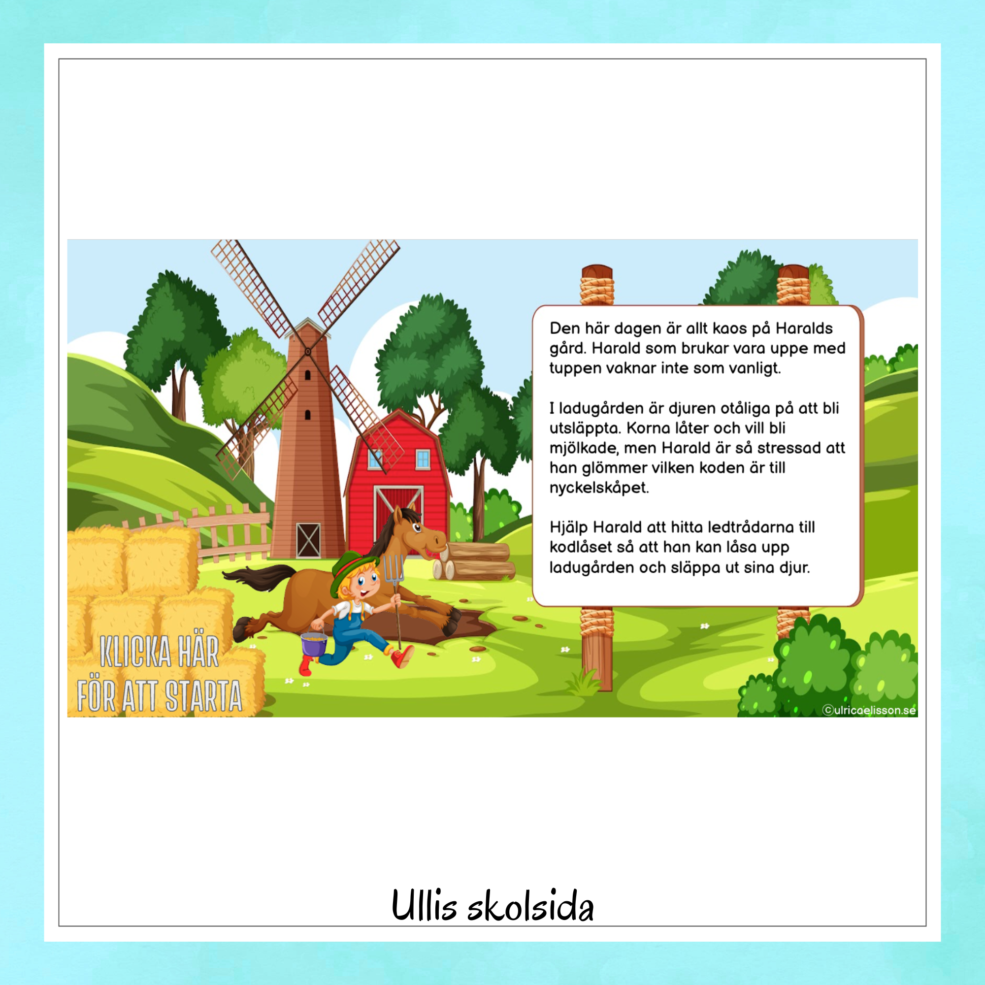 Escape room - Haralds bondgård