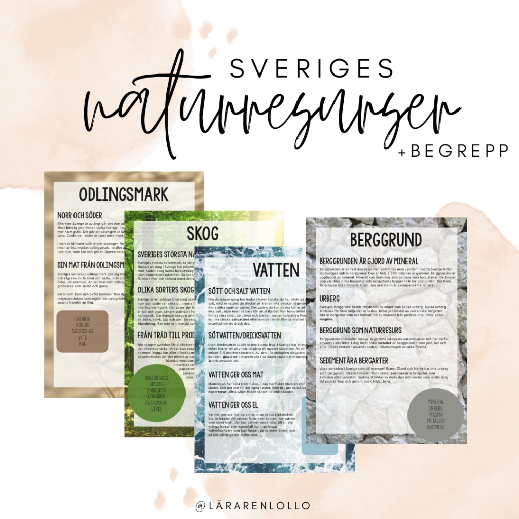 Sveriges naturresurser
