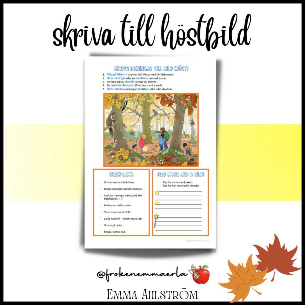 SKRIVA TILL ÅRSTIDSBILDER