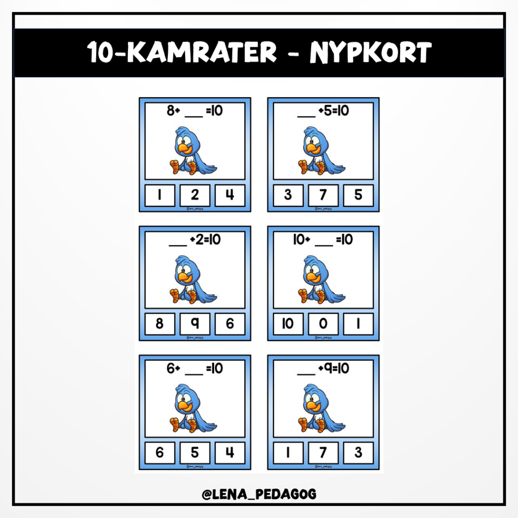 10-kamrater – nypkort
