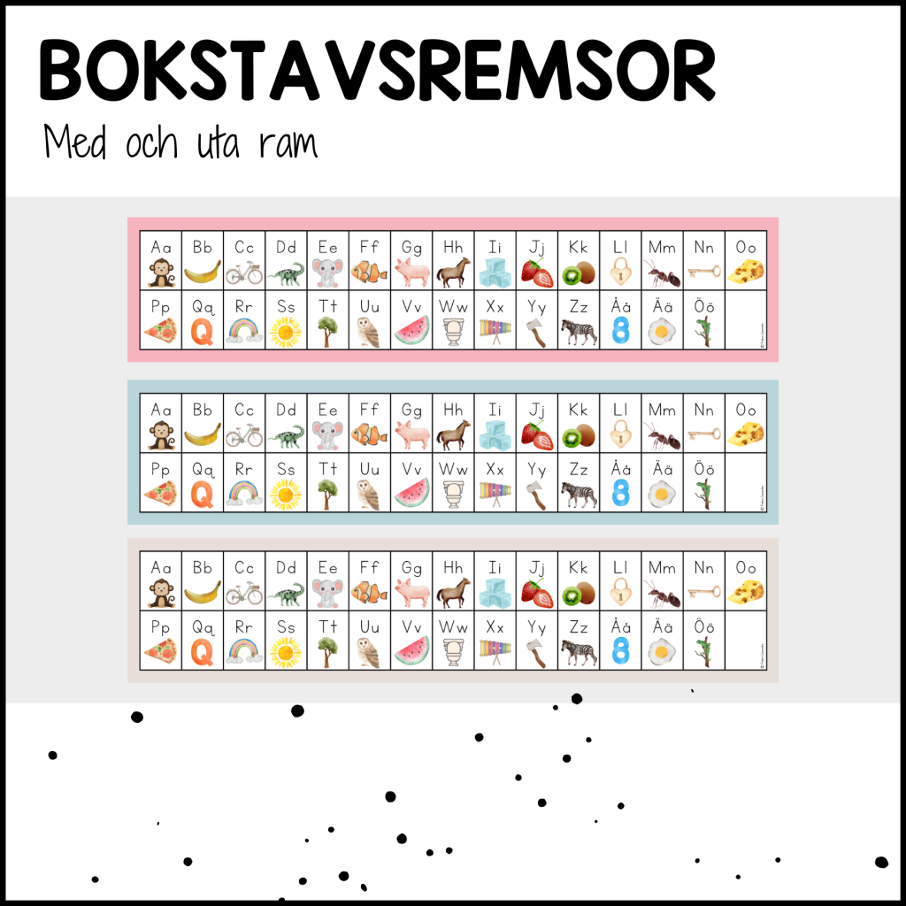 Bokstavsremsor (UPPDATERAD!)