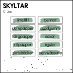 Skyltar till material: 11 olika färger - bild 2