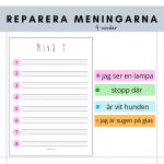 Reparera meningarna - bild 1