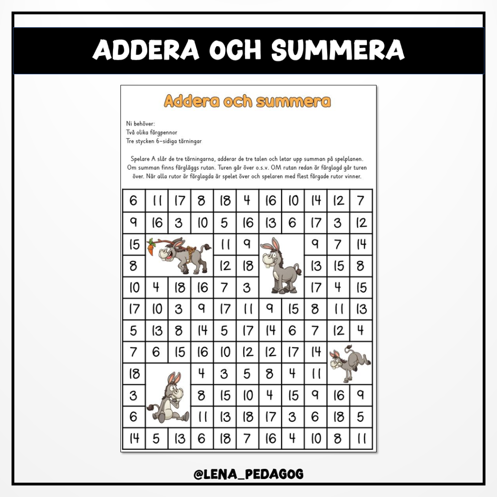 Addera och summera