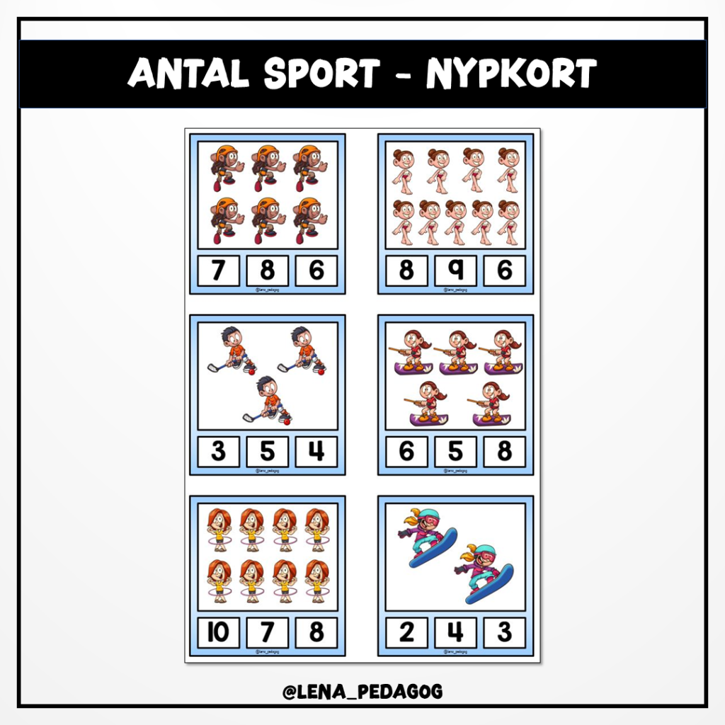 Antal sport – nypkort