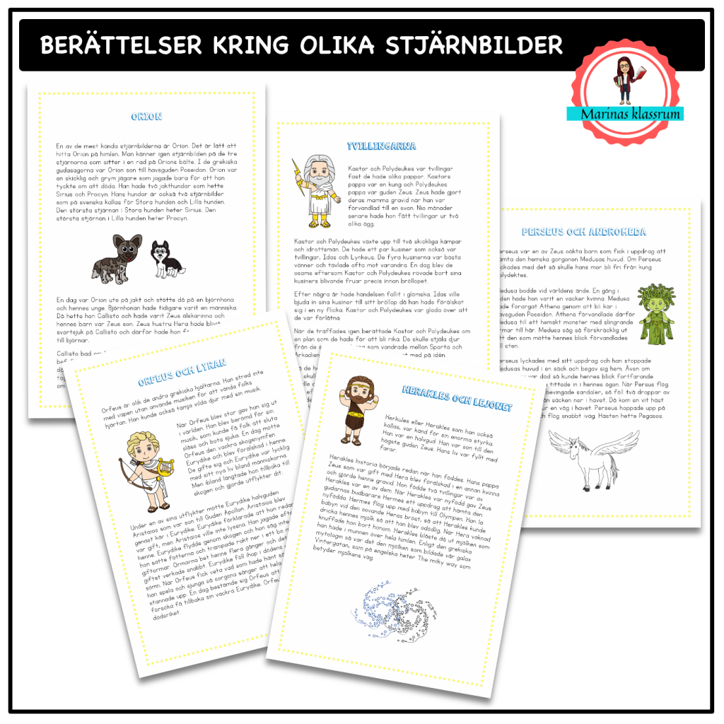 Berättelser kring olika stjärnbilder