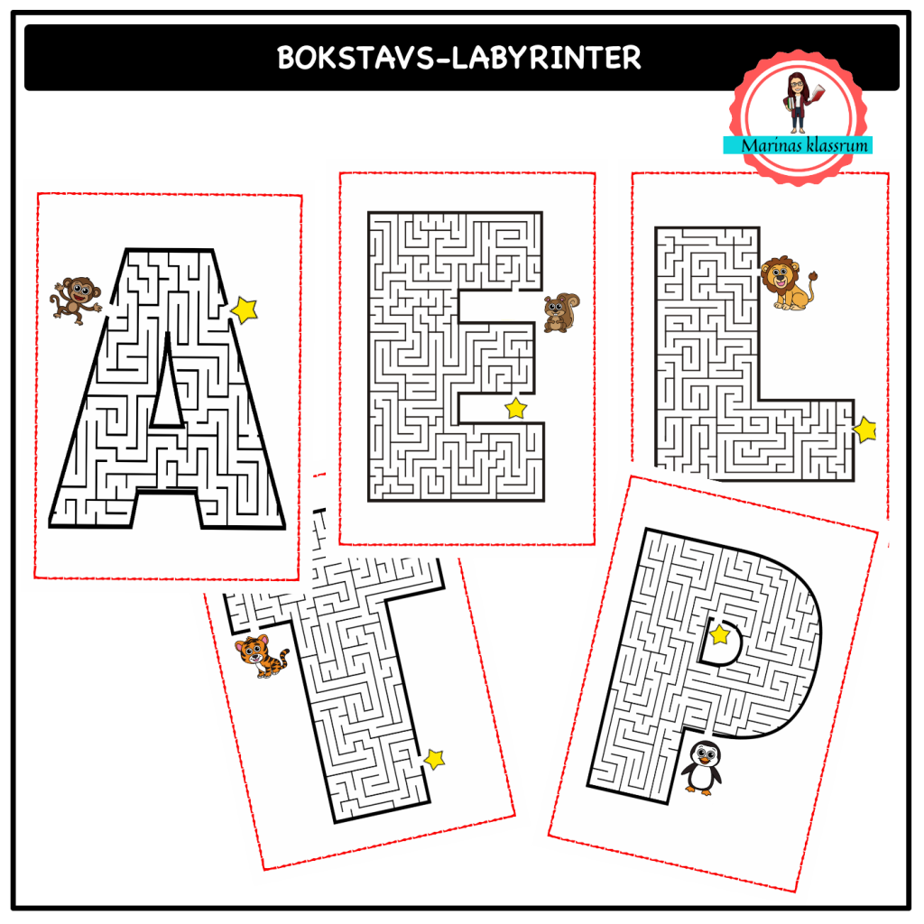 Boksatavs-labyrinter