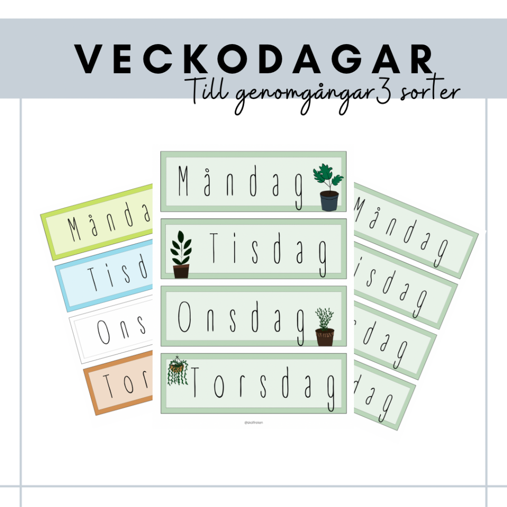 Veckodagar