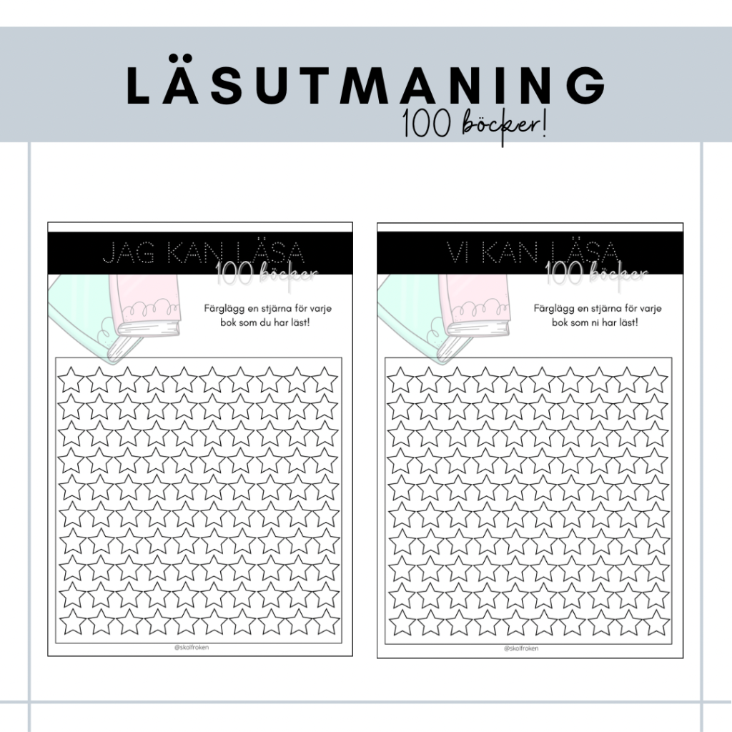Läsutmaningen – 100 böcker!